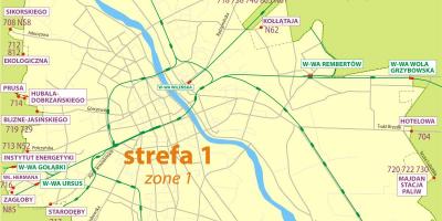 Warsaw zone 1 map